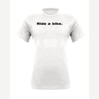 Ride a Bike — Premium Tee / White