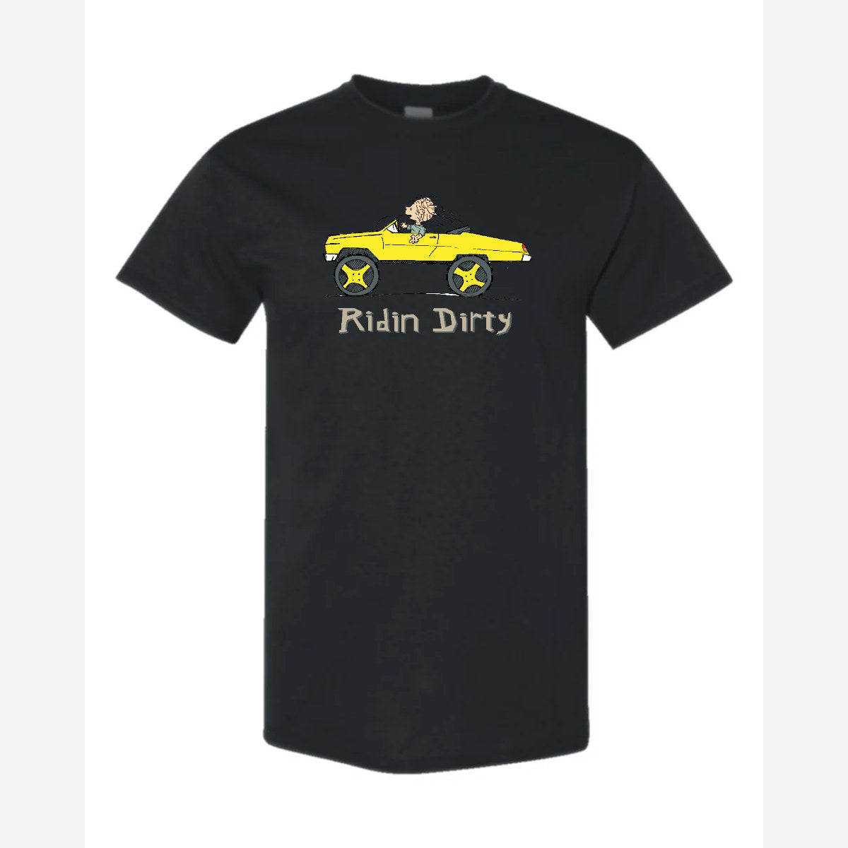 Ridin' Dirty (Toy Car) — Classic Tee / Black