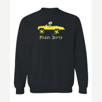 Ridin' Dirty (Toy Car) — Crewneck Sweatshirt / Black