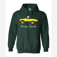 Ridin' Dirty (Toy Car) — Hoodie / Forest Green