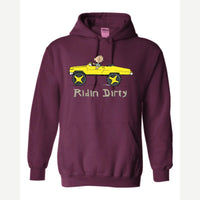 Ridin' Dirty (Toy Car) — Hoodie / Maroon