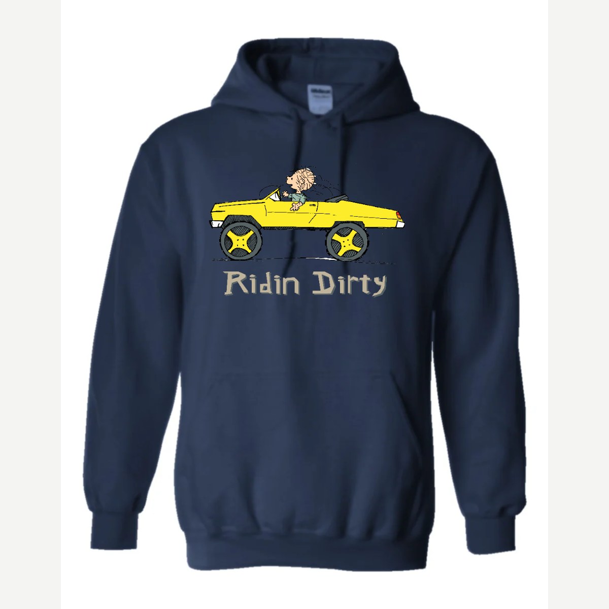 Ridin' Dirty (Toy Car) — Hoodie / Navy