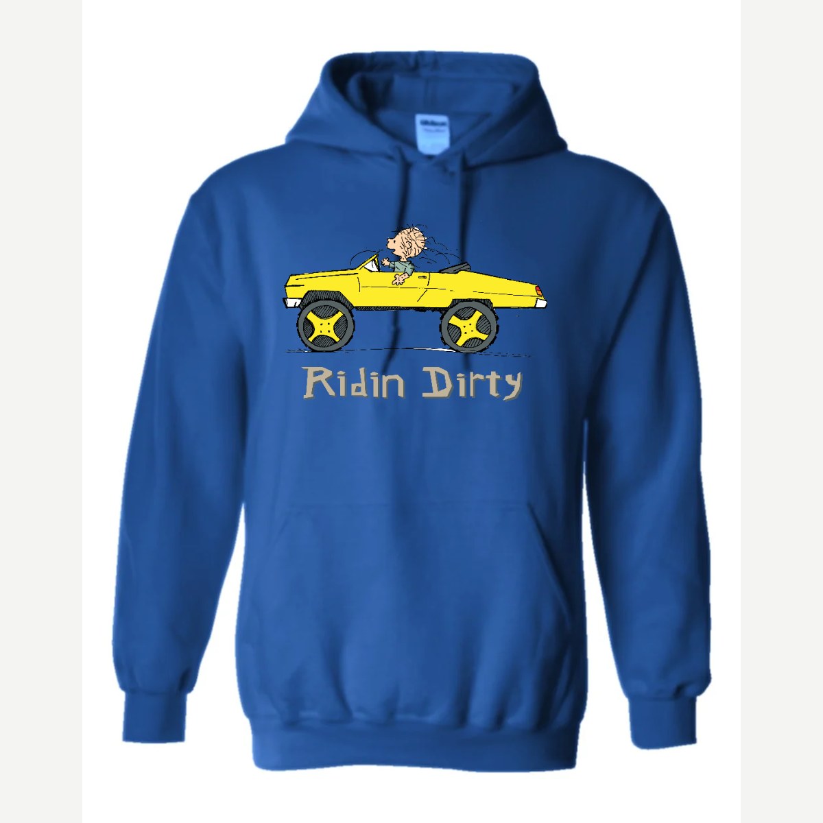 Ridin' Dirty (Toy Car) — Hoodie / Royal