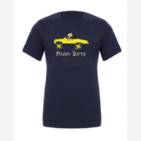 Ridin' Dirty (Toy Car) — Premium Tee / Navy