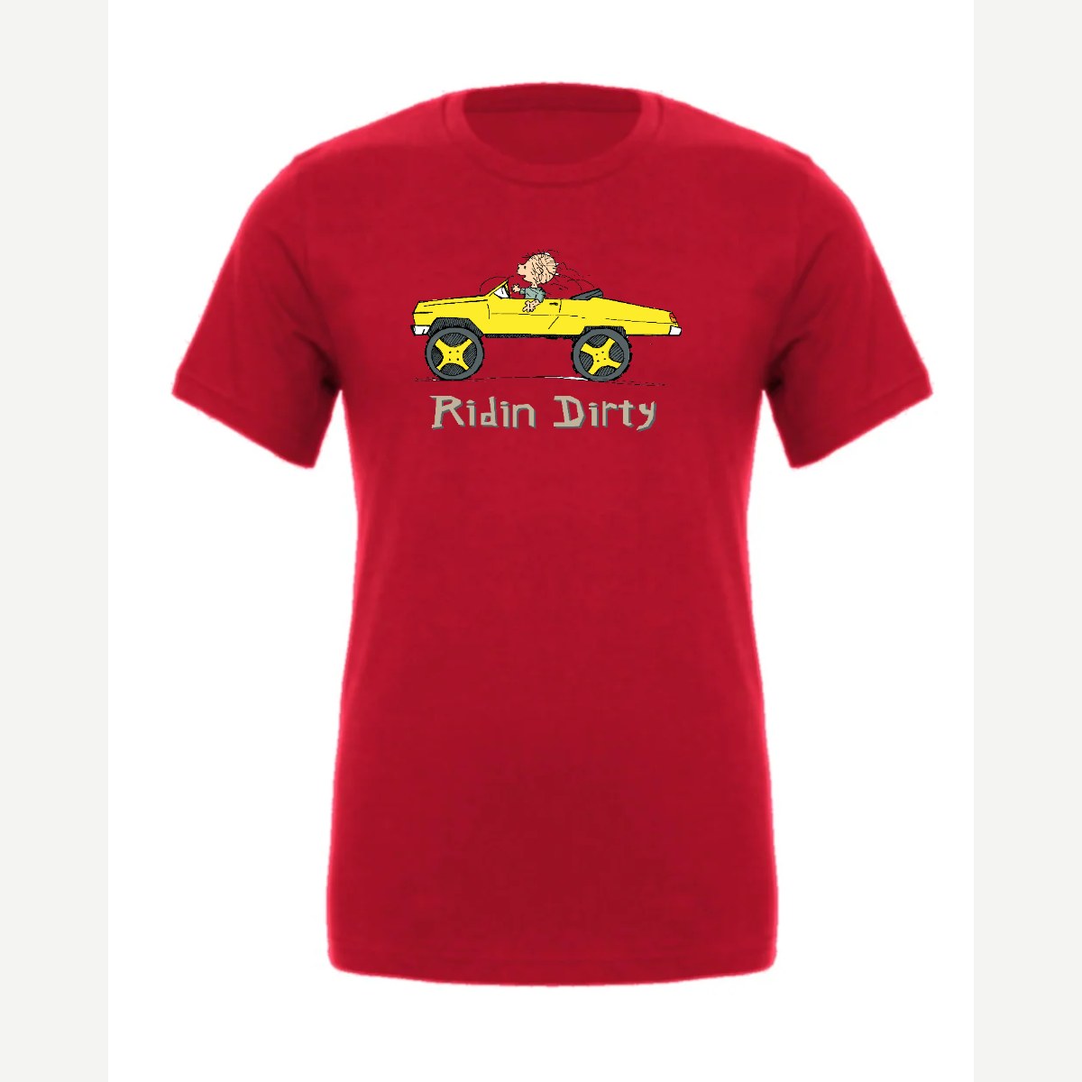 Ridin' Dirty (Toy Car) — Premium Tee / Red