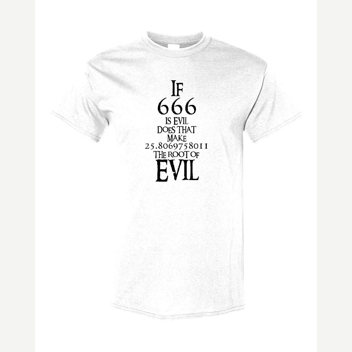 Root of Evil — Classic Tee / White