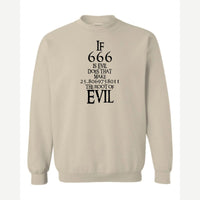 Root of Evil — Crewneck Sweatshirt / Sand