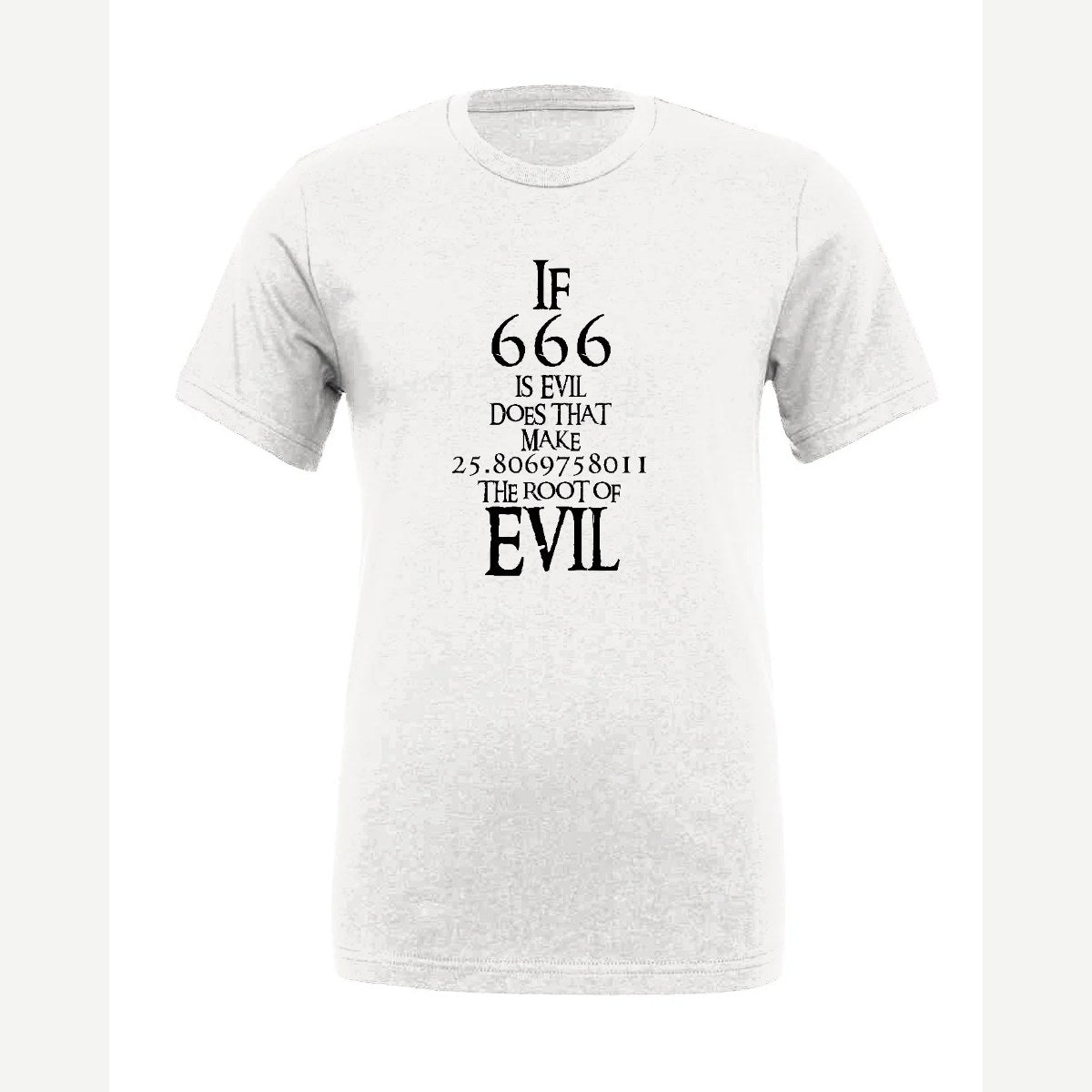 Root of Evil — Premium Tee / White