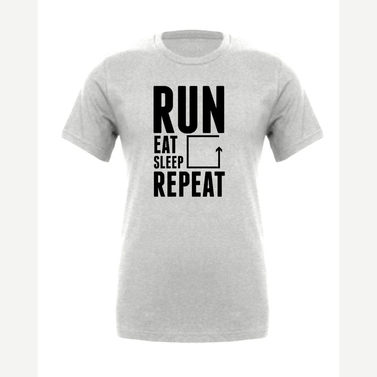 Run Eat Sleep Repeat — Premium Tee / Athletic Heather