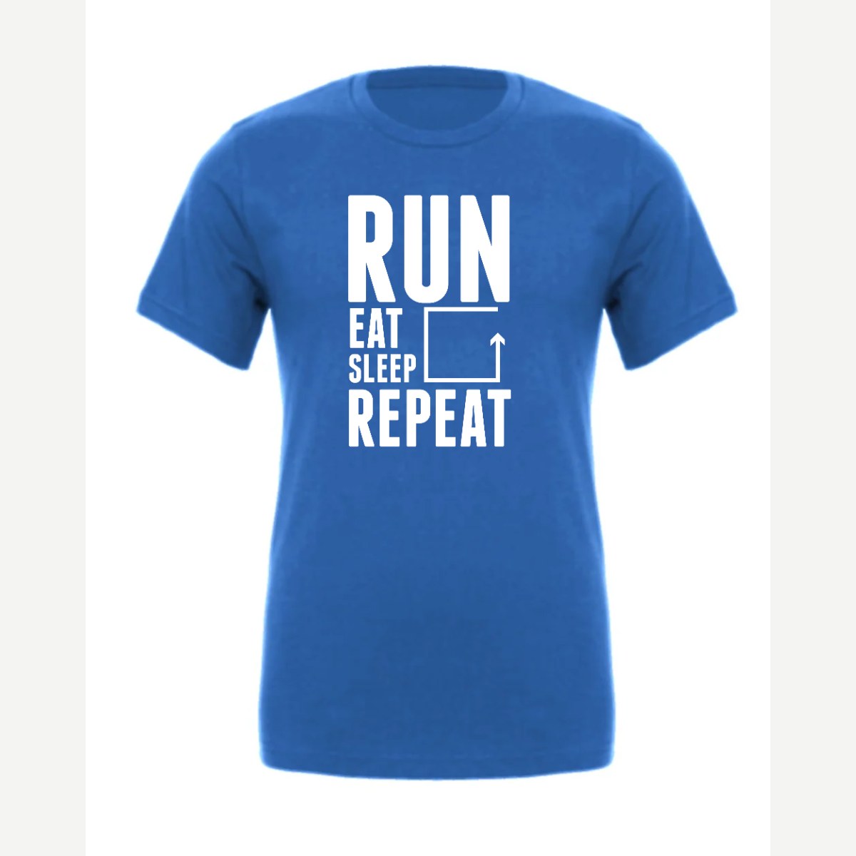 Run Eat Sleep Repeat — Premium Tee / True Royal