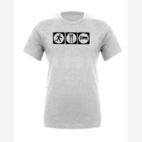 Run, Eat, Sleep — Premium Tee / Athletic Heather