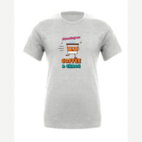 Running on Coffee & Chaos — Premium Tee / Athletic Heather