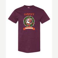 Santa's Favorite — Classic Tee / Maroon