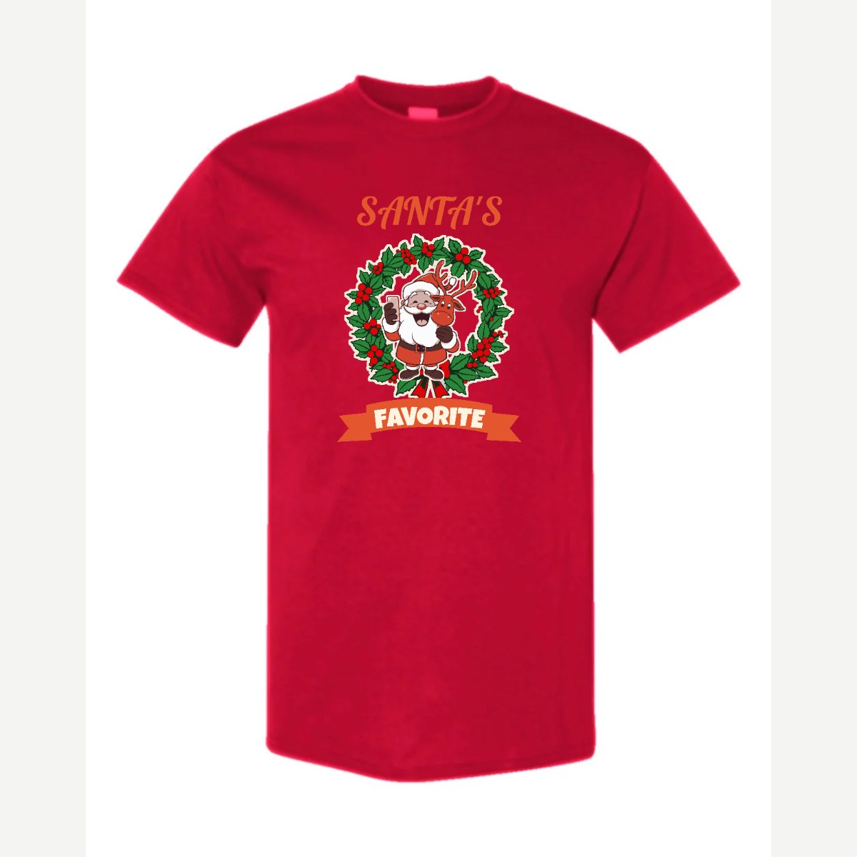 Santa's Favorite — Classic Tee / Red