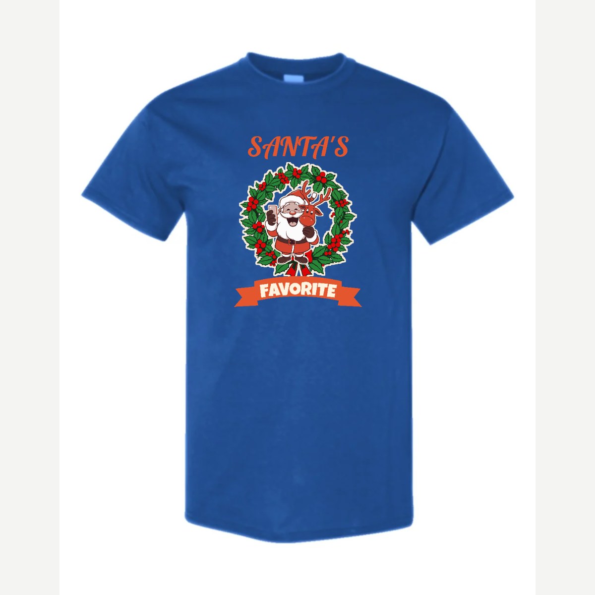 Santa's Favorite — Classic Tee / Royal
