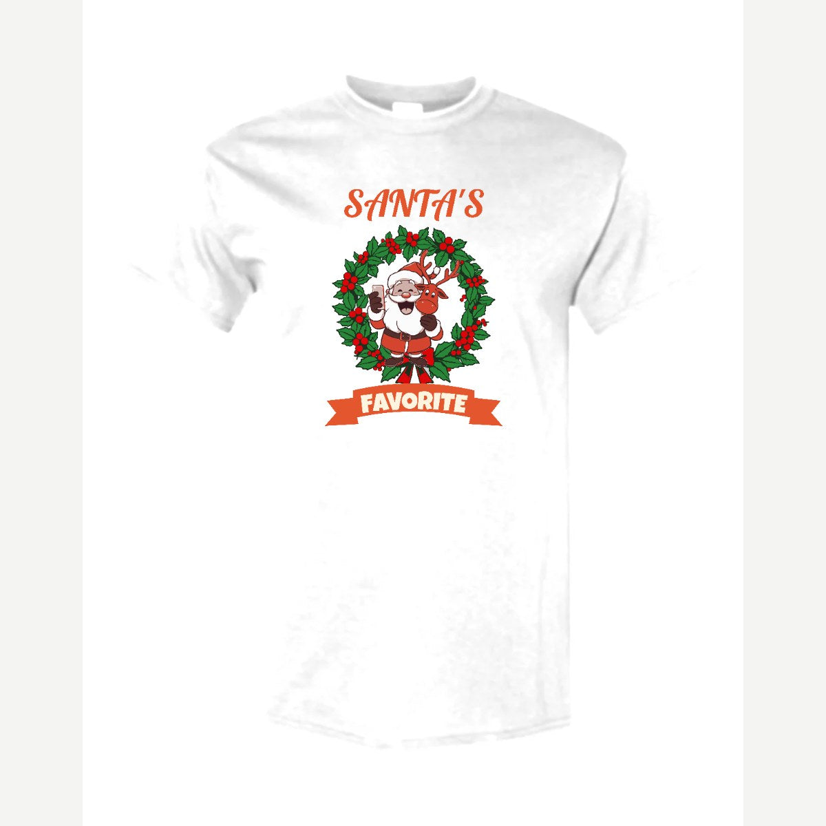 Santa's Favorite — Classic Tee / White