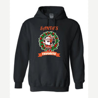 Santa's Favorite — Hoodie / Black