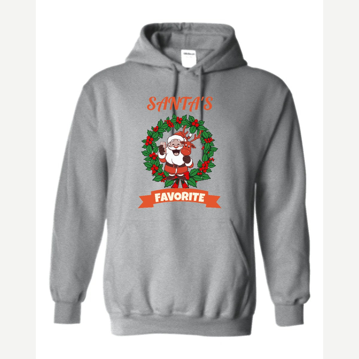 Santa's Favorite — Hoodie / Sport Grey