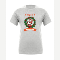 Santa's Favorite — Premium Tee / Athletic Heather