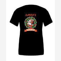 Santa's Favorite — Premium Tee / Black