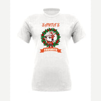 Santa's Favorite — Premium Tee / White