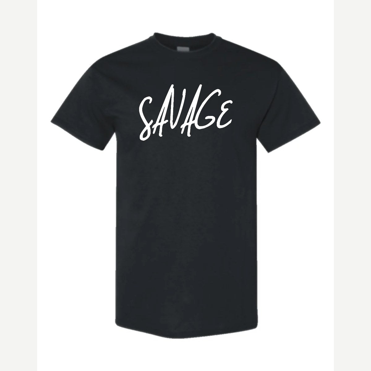 Savage (Script) — Classic Tee / Black