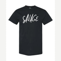 Savage (Script) — Classic Tee / Black
