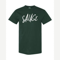 Savage (Script) — Classic Tee / Forest Green