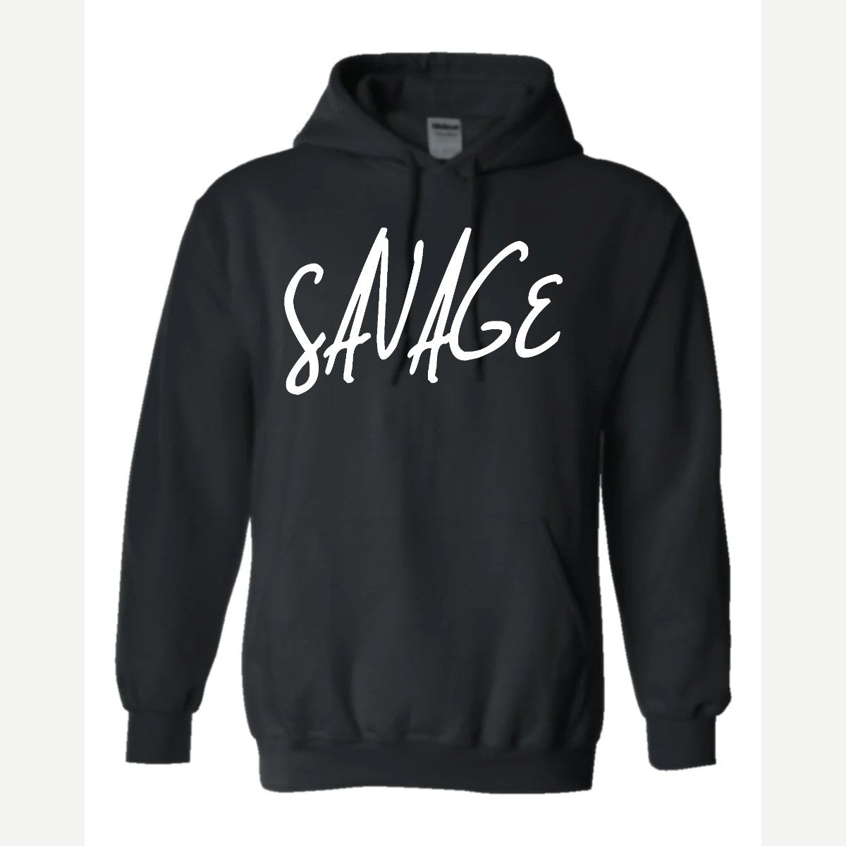 Savage (Script) — Hoodie / Black