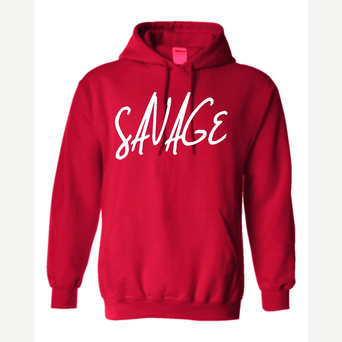 Savage (Script) — Hoodie / Red