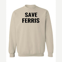 Save Ferris — Crewneck Sweatshirt / Sand