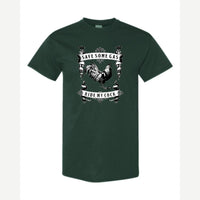 Save Some Gas (Rooster) — Classic Tee / Forest Green