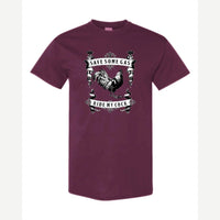 Save Some Gas (Rooster) — Classic Tee / Maroon