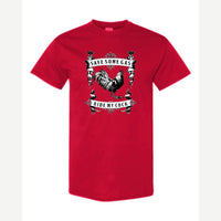 Save Some Gas (Rooster) — Classic Tee / Red