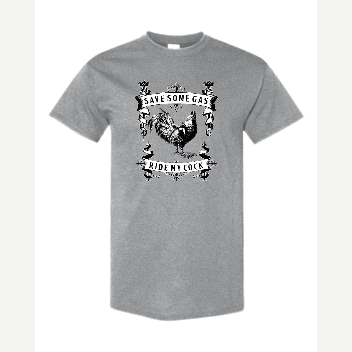 Save Some Gas (Rooster) — Classic Tee / Sport Grey