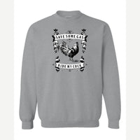 Save Some Gas (Rooster) — Crewneck Sweatshirt / Sport Grey