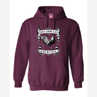 Save Some Gas (Rooster) — Hoodie / Maroon