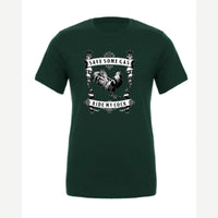 Save Some Gas (Rooster) — Premium Tee / Forest