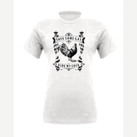 Save Some Gas (Rooster) — Premium Tee / White