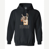 Save the Drama for Your Llama! — Hoodie / Black
