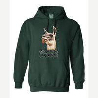 Save the Drama for Your Llama! — Hoodie / Forest Green