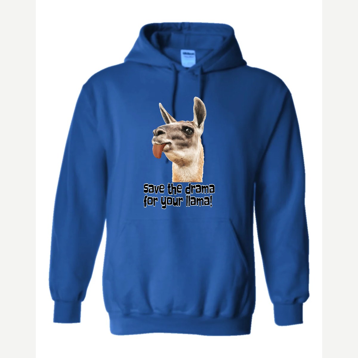 Save the Drama for Your Llama! — Hoodie / Royal