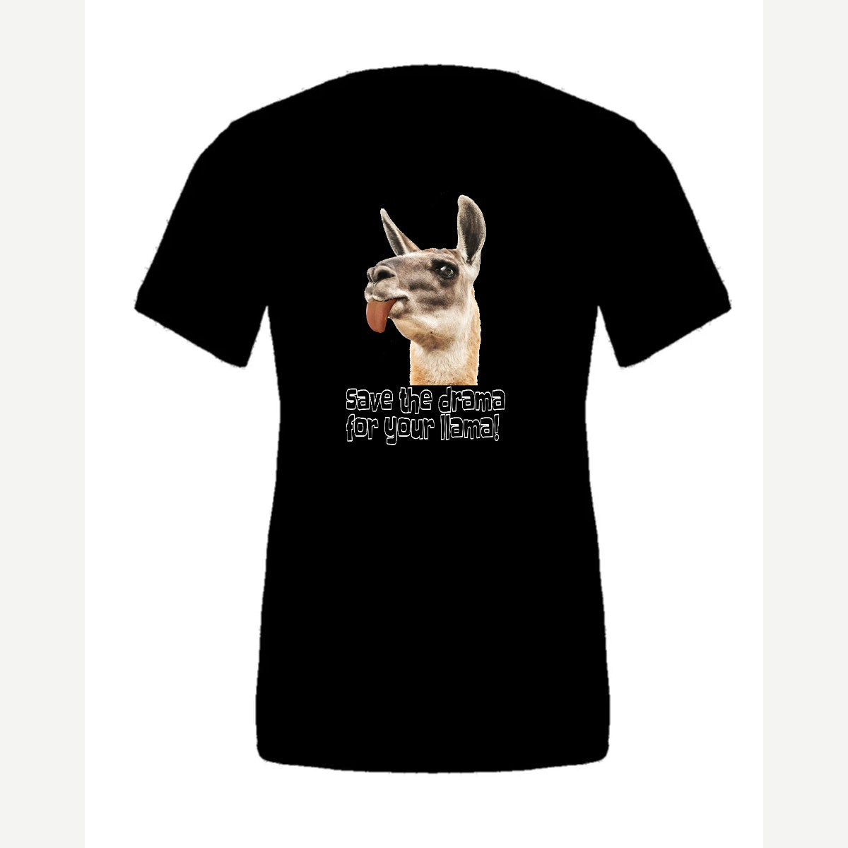 Save the Drama for Your Llama! — Premium Tee / Black