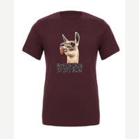 Save the Drama for Your Llama! — Premium Tee / Maroon