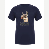 Save the Drama for Your Llama! — Premium Tee / Navy