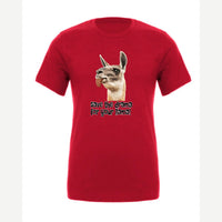 Save the Drama for Your Llama! — Premium Tee / Red