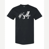 #Selfie (Script) — Classic Tee / Black
