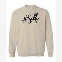 #Selfie (Script) — Crewneck Sweatshirt / Sand