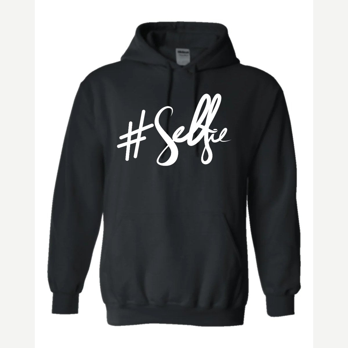 #Selfie (Script) — Hoodie / Black
