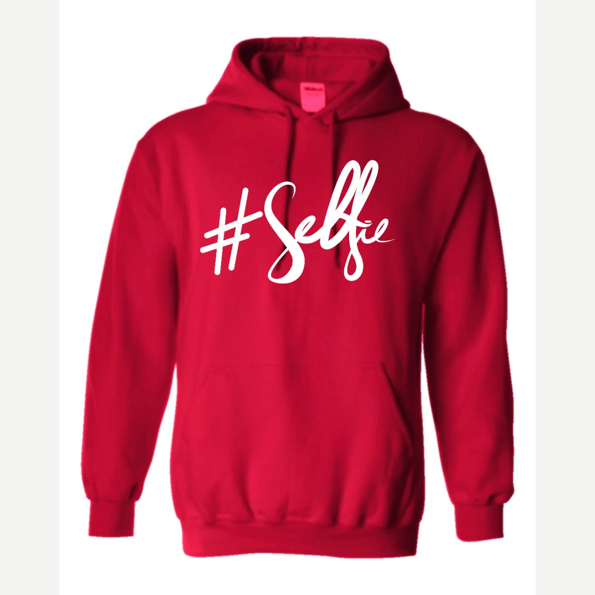 #Selfie (Script) — Hoodie / Red